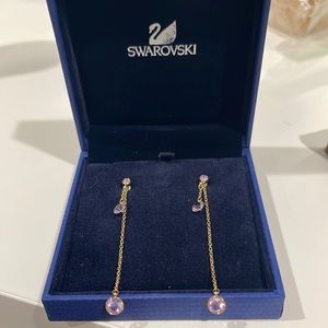 Swarovski drop earrings. Brand new